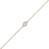Thumbnail Image 1 of 1/20 CT. T.W. Multi-Diamond Marquise Disc Adjustable Bracelet in 10K Gold - 8.0"