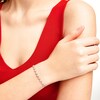 Thumbnail Image 2 of 1 CT. T.W. Certified Multi-Diamond Station Bracelet in 14K White Gold (H/I1)