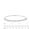 Thumbnail Image 4 of 1 CT. T.W. Certified Multi-Diamond Station Bracelet in 14K White Gold (H/I1)