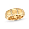 Thumbnail Image 1 of 1/2 CT. T.W. Certified Diamond Linear Multi-Row Dome Band in 14K Gold (H/I1)