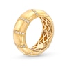 Thumbnail Image 3 of 1/2 CT. T.W. Certified Diamond Linear Multi-Row Dome Band in 14K Gold (H/I1)