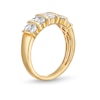 Thumbnail Image 3 of 1 CT. T.W. Certified Diamond Ten Stone Double Row Ring in 14K Gold (H/I1)