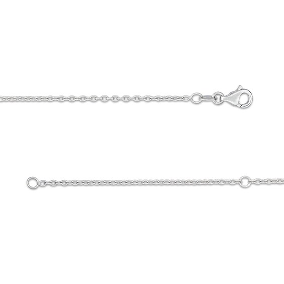 1 CT. T.w. Certified Diamond Cross Pendant in 14K White Gold (H/I1)