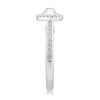 Thumbnail Image 3 of Sideways 1 CT. T.W. Marquise Diamond Frame Engagement Ring in 14K White Gold
