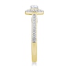 Thumbnail Image 2 of Sideways 1 CT. T.W. Oval Diamond Frame Engagement Ring in 14K Gold
