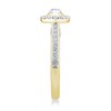 Thumbnail Image 2 of Sideways 1 CT. T.W. Marquise Diamond Frame Engagement Ring in 14K Gold