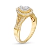 Thumbnail Image 3 of 5/8 CT. T.W. Pear-Shaped Diamond Layered Twist Split Shank Engagement Ring in 10K Gold