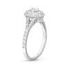 Thumbnail Image 3 of 3/4 CT. T.W. Oval Multi-Diamond Split Shank Engagement Ring in 10K White Gold