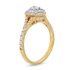 Thumbnail Image 3 of 3/4 CT. T.W. Oval Multi-Diamond Split Shank Engagement Ring in 10K Gold