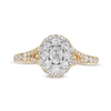 Thumbnail Image 4 of 3/4 CT. T.W. Oval Multi-Diamond Split Shank Engagement Ring in 10K Gold