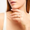 Thumbnail Image 2 of 1 CT. T.W. Oval Diamond Double Row Bridal Set in 10K Gold