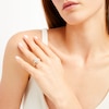 Thumbnail Image 2 of 1 CT. T.W. Pear-Shaped Diamond Double Row Bridal Set in 10K Gold