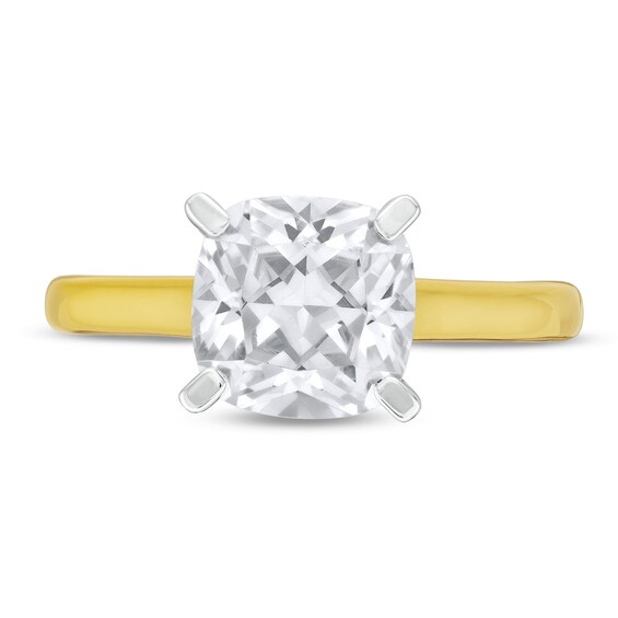 2 CT. Certified Cushion-Cut Lab-Grown Diamond Solitaire Engagement Ring in 14K Gold (I/Si2)