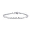 Thumbnail Image 0 of 4 CT. T.W. Diamond Bubbles Tennis Bracelet in 10K White Gold - 7.25"