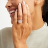 Thumbnail Image 2 of 1-1/2 CT. T.W. Cushion Multi-Diamond Frame Three Piece Bridal Set in 10K Rose Gold