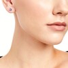 Thumbnail Image 2 of 5.0mm Trillion-Cut Tanzanite Stud Earrings in Sterling Silver