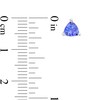 Thumbnail Image 3 of 5.0mm Trillion-Cut Tanzanite Stud Earrings in Sterling Silver