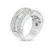 Thumbnail Image 3 of TRUE Lab-Grown Diamonds by Vera Wang Love 3-1/4 CT. T.W. Baguette and Round Edge Band in 14K White Gold (F/VS2)