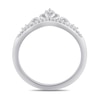 Thumbnail Image 3 of Enchanted Disney Cinderella 1/10 CT. T.W. Diamond Carriage Ring in Sterling Silver