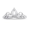 Thumbnail Image 4 of Enchanted Disney Cinderella 1/10 CT. T.W. Diamond Carriage Ring in Sterling Silver