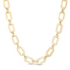 Thumbnail Image 1 of Italian Gold 15.0mm Cheval Link Chain Necklace in Hollow 14K Gold - 17"
