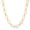 Thumbnail Image 0 of Italian Gold 15.0mm Cheval Link Chain Necklace in Hollow 14K Gold - 17"