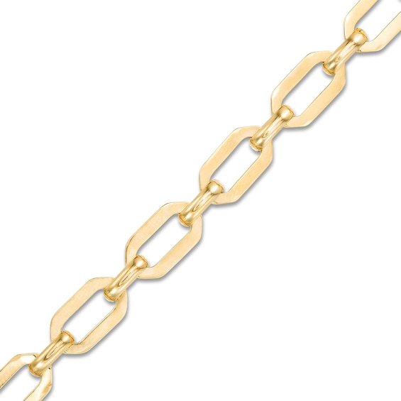 Italian Gold 15.0mm Cheval Link Chain Bracelet in Hollow 14K Gold - 7.5"