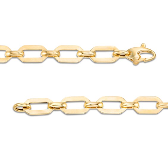 Italian Gold 15.0mm Cheval Link Chain Bracelet in Hollow 14K Gold - 7.5"
