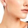 Thumbnail Image 2 of 7.0mm Cushion-Cut Lab-Created Opal Stud Earrings in Sterling Silver