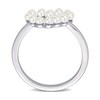 Thumbnail Image 3 of 2.0-2.5mm Freshwater Cultured Pearl Heart Necklace, Ring and Drop Earrings Set in 14K White Gold