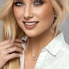 Thumbnail Image 2 of Freshwater Cultured Pearl Outline Heart Necklace, Ring and Drop Earrings Set in 14K Gold