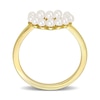 Thumbnail Image 3 of Freshwater Cultured Pearl Outline Heart Necklace, Ring and Drop Earrings Set in 14K Gold