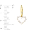 Thumbnail Image 5 of Freshwater Cultured Pearl Outline Heart Necklace, Ring and Drop Earrings Set in 14K Gold