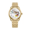 Thumbnail Image 0 of Ladies' Citizen Eco-Drive® Mickey Mouse with Flowers Gold-Tone Watch (Model:FE7093-57W)