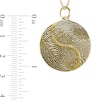 Thumbnail Image 4 of Couple's Engravable Your Own Fingerprint Yin-Yang Pendant in Sterling Silver (2 Images and Lines)