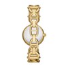 Thumbnail Image 3 of Ladies' Fossil Carlie Gold-Tone Watch with Roman Numeral Silver Dial (Model: ES5272)
