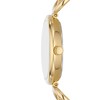 Thumbnail Image 4 of Ladies' Fossil Carlie Gold-Tone Watch with Roman Numeral Silver Dial (Model: ES5272)
