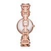 Thumbnail Image 3 of Ladies' Fossil Carlie Rose-Tone Watch with Roman Numeral Silver Dial (Model: ES5273)