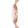 Thumbnail Image 4 of Ladies' Fossil Carlie Rose-Tone Watch with Roman Numeral Silver Dial (Model: ES5273)