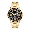 Thumbnail Image 1 of Men's Fossil Blue Special Edition GMT Gold-Tone Watch with Black Sunray Dial (Model: FS5990)