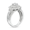 Thumbnail Image 3 of 1 CT. T.W. Diamond Frame Vintage-Style Ring in 10K White Gold