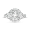Thumbnail Image 4 of 3/4 CT. T.W. Diamond Miracle Double Frame Ring in 10K White Gold