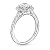 Thumbnail Image 3 of 1-1/2 CT. T.W. Certified Lab-Grown Diamond Cushion Frame Engagement Ring in 10K White Gold (F/SI2)