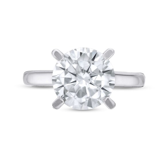 4 CT. Certified Lab-Grown Diamond Solitaire Engagement Ring in 14K White Gold (I/Si2)