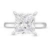 Thumbnail Image 3 of 4 CT. Certified Princess-Cut Lab-Grown Diamond Solitaire Engagement Ring in 14K White Gold (I/SI2)
