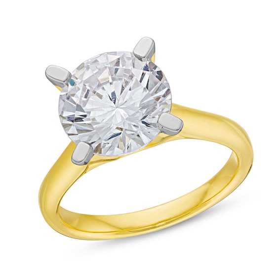 4 CT. Certified Lab-Grown Diamond Solitaire Engagement Ring in 14K Gold (I/Si2)