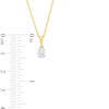 Thumbnail Image 3 of 1 CT. T.W. Certified Lab-Grown Diamond Solitaire Pendant and Stud Earrings Set in 14K Gold (F/VS2)