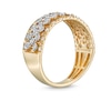 Thumbnail Image 3 of 1/4 CT. T.W. Diamond Edge Multi-Row Band in 10K Gold
