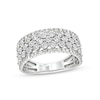 Thumbnail Image 1 of 1/4 CT. T.W. Diamond Edge Multi-Row Band in 10K White Gold