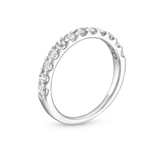 3/4 CT. T.w. Diamond Wedding Band in 10K White Gold